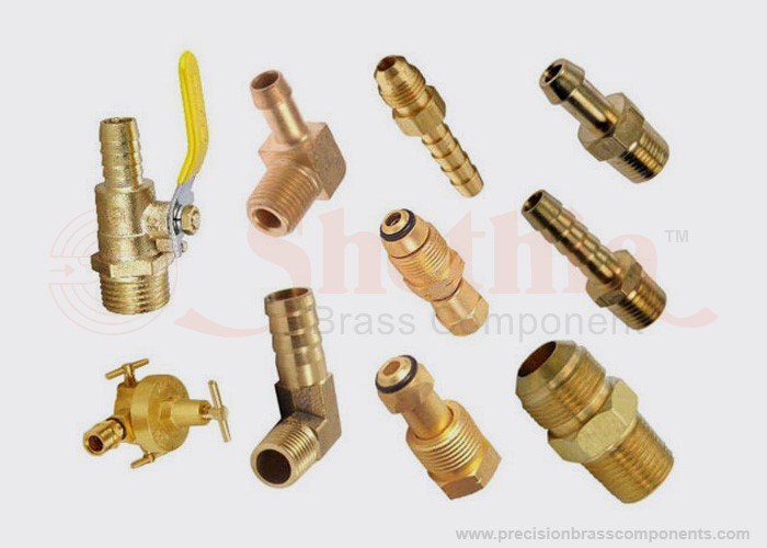 brass gas fitting components